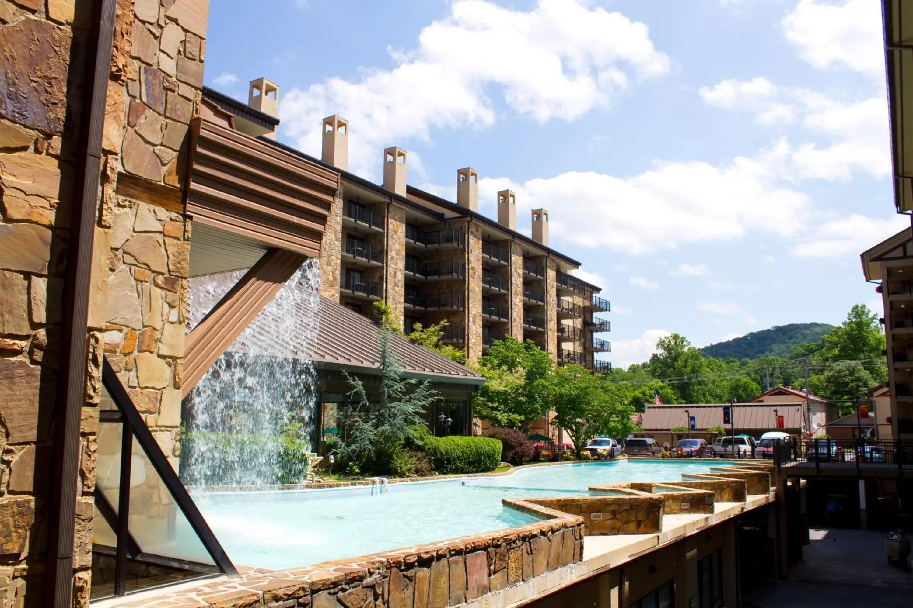 Day in Gatlinburg Town Square